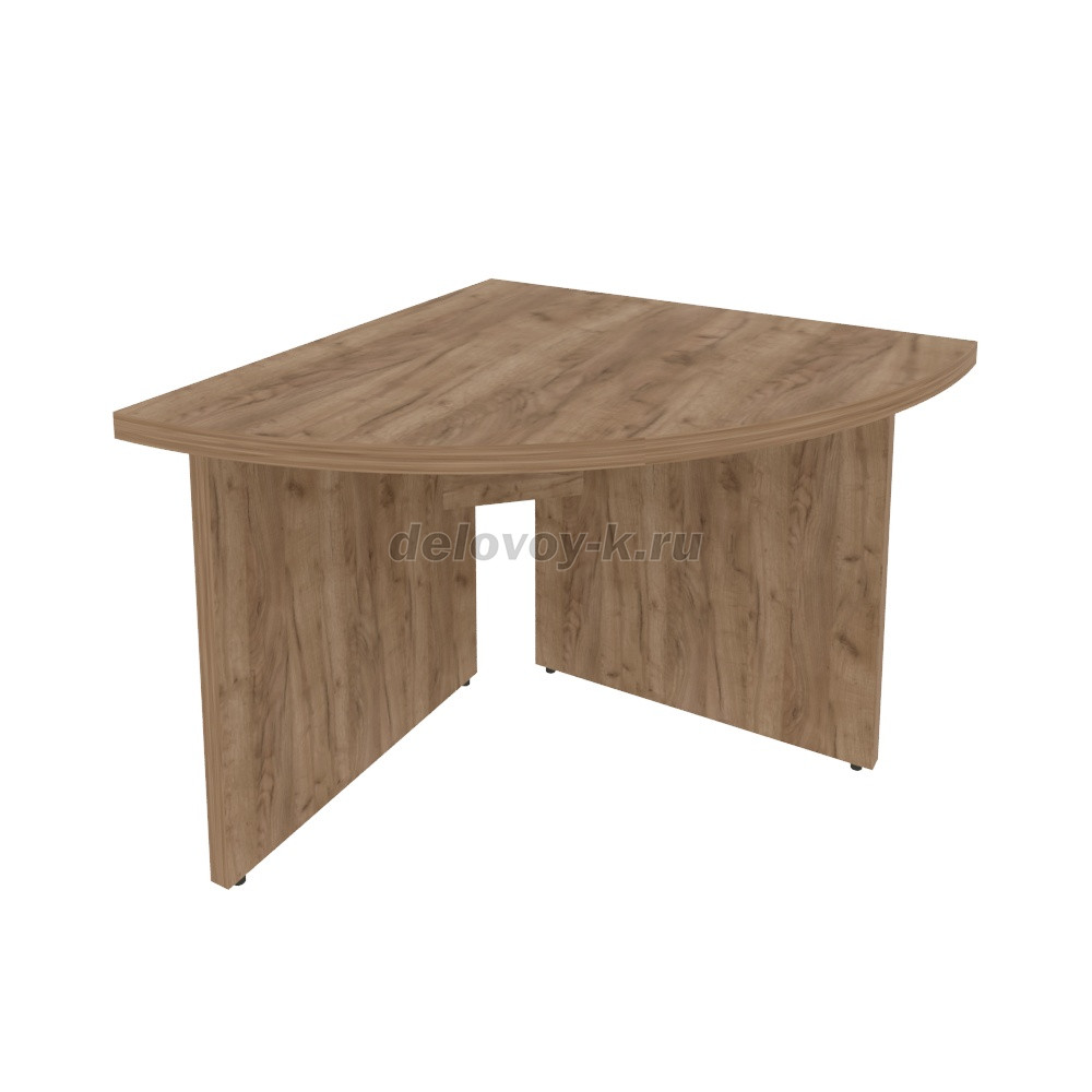 Угловой модуль переговорного стола левый (левое направление текстуры на столе) KPR-4 (L) фото