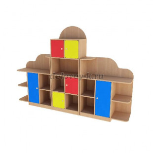 Стенка "Антошка" цветной фасад рис1