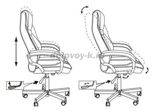 Кресло игровое Zombie VIKING 6 KNIGHT Fabric рис3