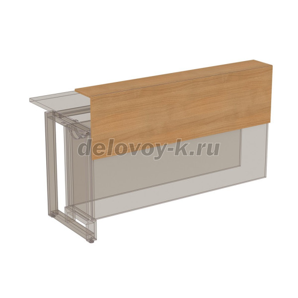 16НПК.012.2 Надставка президиум для стола переговоров (1200*200*400) рис2