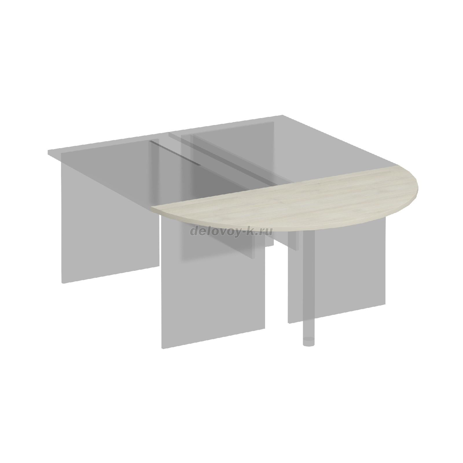 К.208 Приставка к столу без опоры 1500*25*700 фото