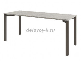 D-33 Стол на металлокаркасе на 1 чел., 1800*700*750. рис1