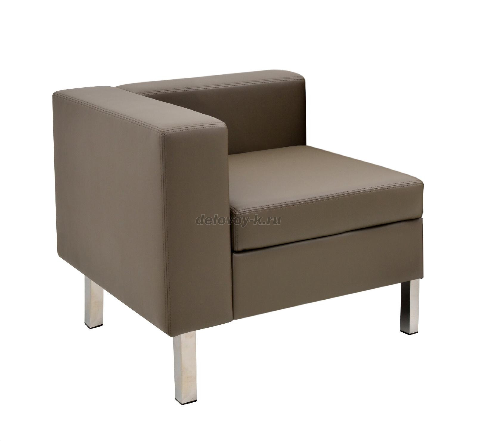 Секция кресельная с подлокотником правая Маэстро V-800/3 фото