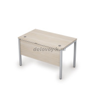 6МД.008 Стол рабочий (1200-700-750) Шамони светлый_Алюминий матовый рис5