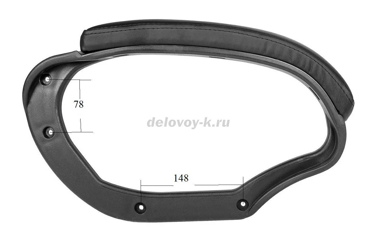Подлокотники 2610 под накладки 2 шт. 148*78 мм фото 1