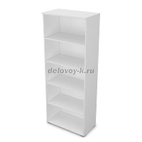 9Ш.005 Стеллаж высокий (800-450-2045) белый премиум рис1