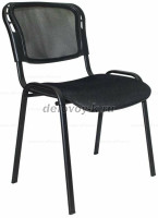 Стул офисный ИЗО черный сетка рис1