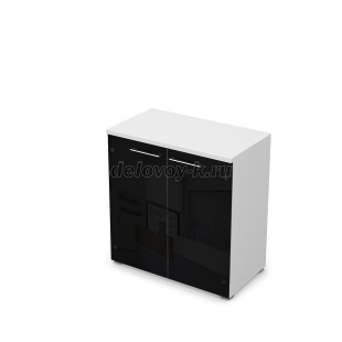 9НШ.023.4 Шкаф низкий со стеклом (800*450*845) рис4