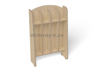 Шкаф для полотенец напольный Волна 4-секционный (ШП-004-4) рис1