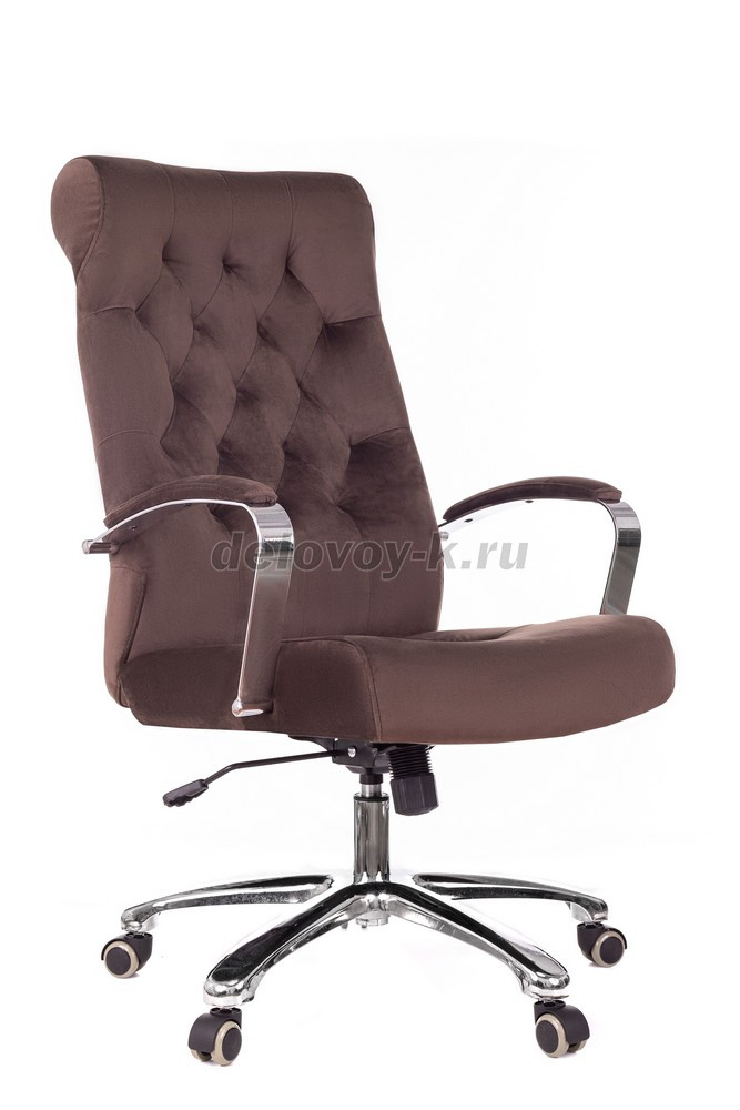 Кресло руководителя Бюрократ T-9928SL/FABR хром/ткань фото