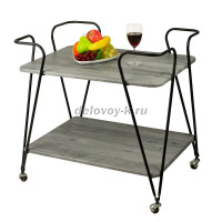 Стол сервировочный Эстер черный орех гикори grey_h _1000 рис4