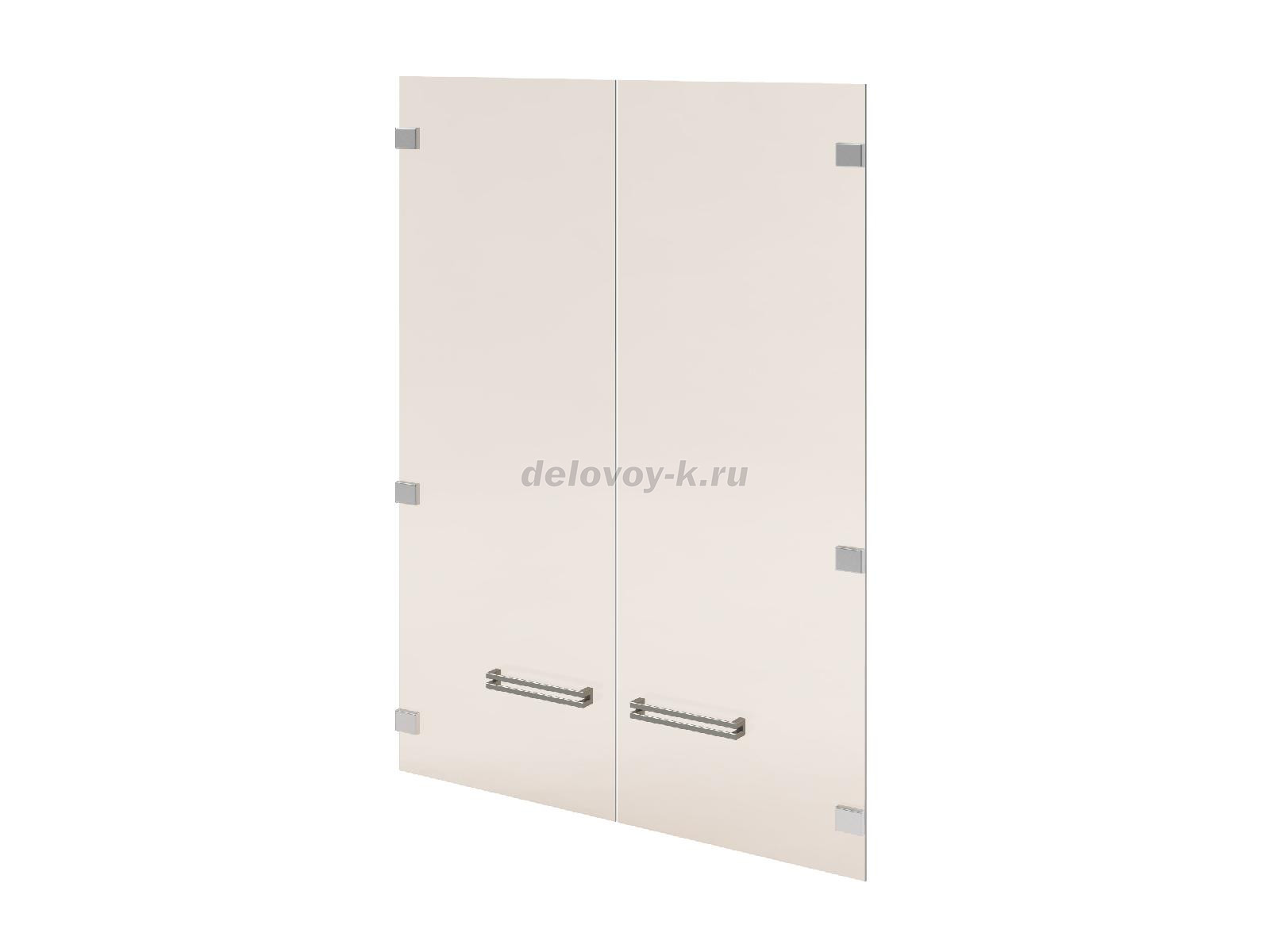 D-022 Двери средние стеклянные, 2 шт. Стекло тонированное. Цвет "Бронза" фото