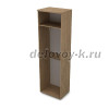 9Ш.014 Шкаф для одежды узкий (600-450-2045) teakwood