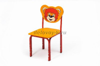 Стул детский регулируемый  Кузя  (00-1) ОКр Львенок рис1