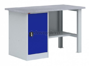 Верстак 1-тумбовый металлический ВП-2/1.6  1600*685*860мм рис1