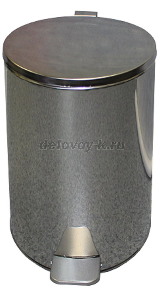 Урна с педалью 20 л (хром) фото