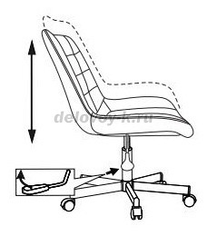 Кресло Бюрократ CH-350M рис3