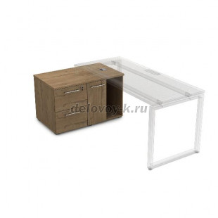 9НТ.010 Тумба с двумя ящиками и дверкой (1000*600*620) рис1