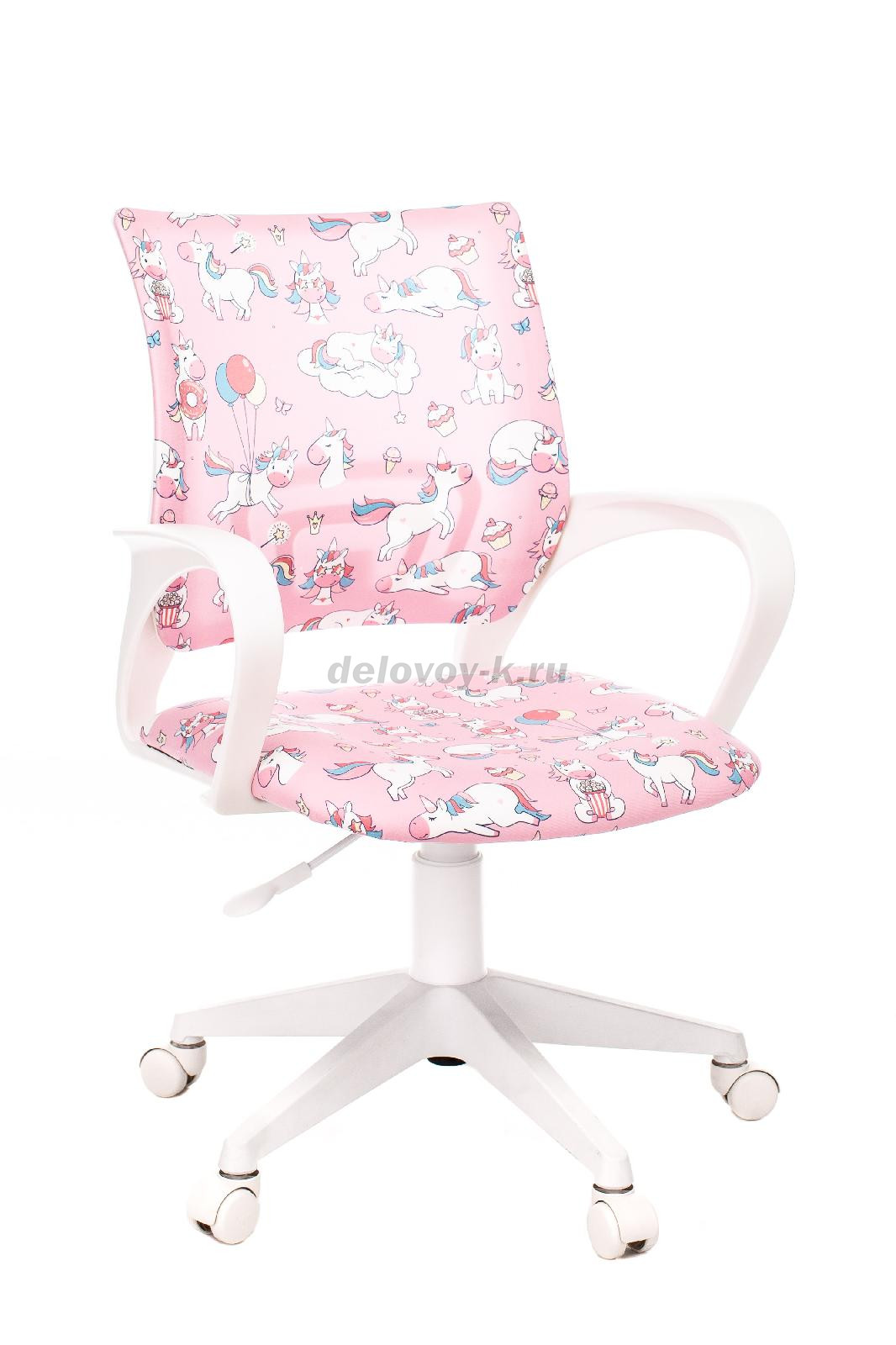 Кресло детское Бюрократ BUROKIDS 1 W крестовина пластик белый фото