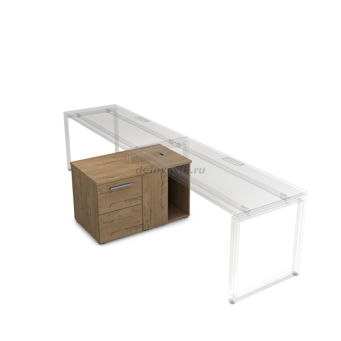 9Т.020 Тумба двусторонняя (1000*600*620) фото