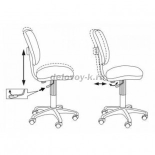 Кресло детское Бюрократ CH-204NX рис3