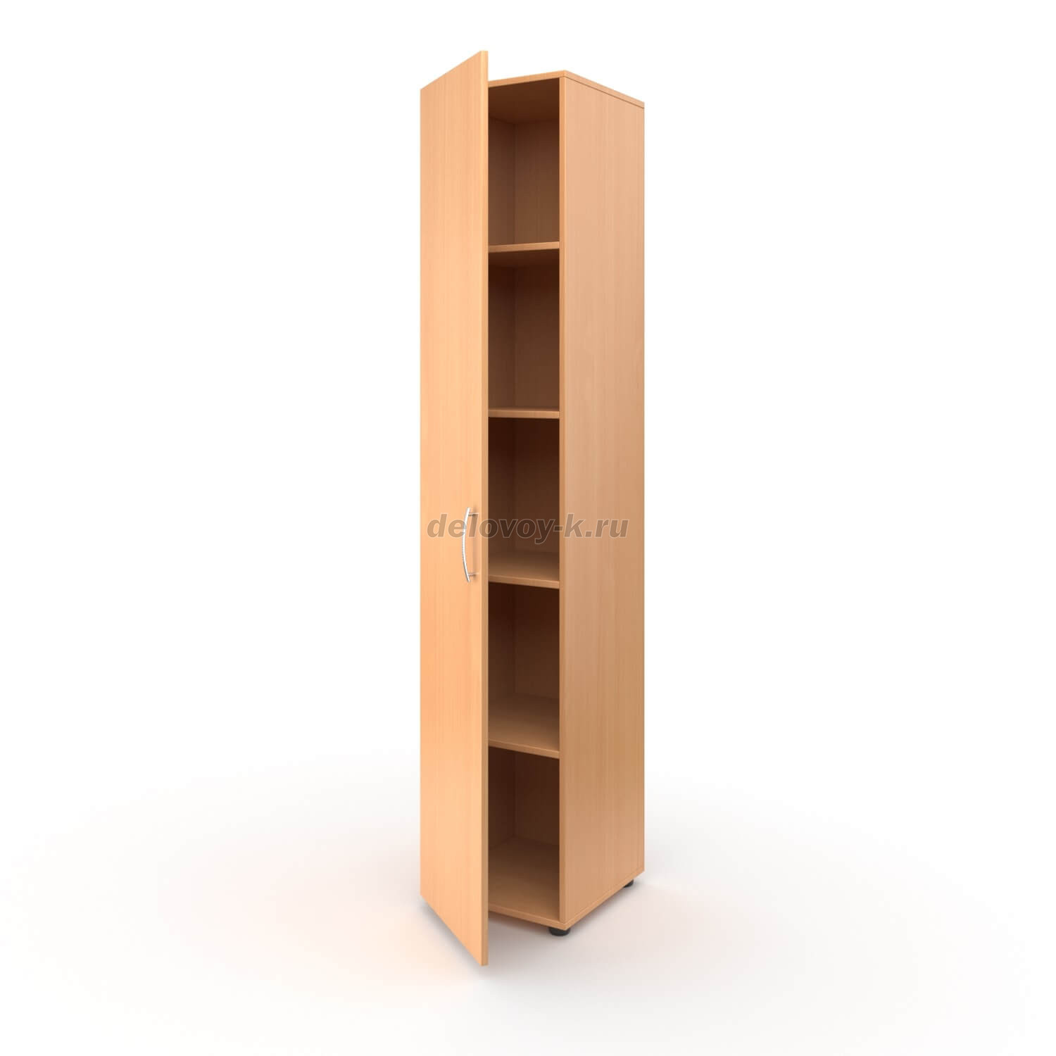 Шкаф для учебных пособий закрытый узкий 400*420*1950 фото