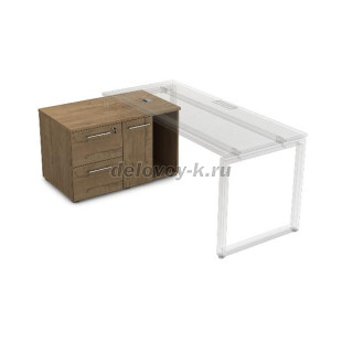 9НТ.010 Тумба с двумя ящиками и дверкой (1000*600*620) рис1