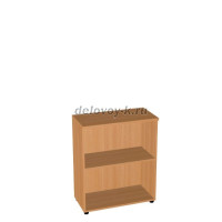 Стеллаж широкий низкий вишня оксфорд рис2