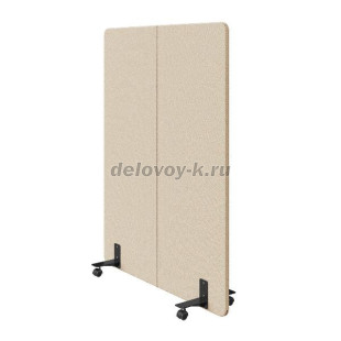 Перегородка мобильная на колесной опоре Муви 140*180*35 рис1