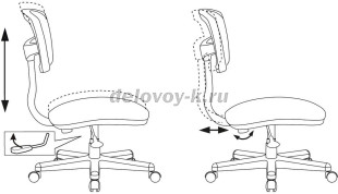 Кресло детское Бюрократ CH-299 рис3