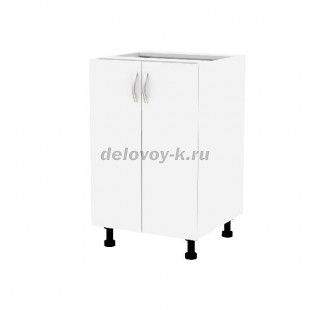 Тумба кухонная с двумя распашными дверями 500*500*720 рис1