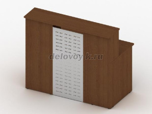 Стойка прямая правая с металлическим экраном 1400х770х1200 41.07R/441.06 (Орех) рис1