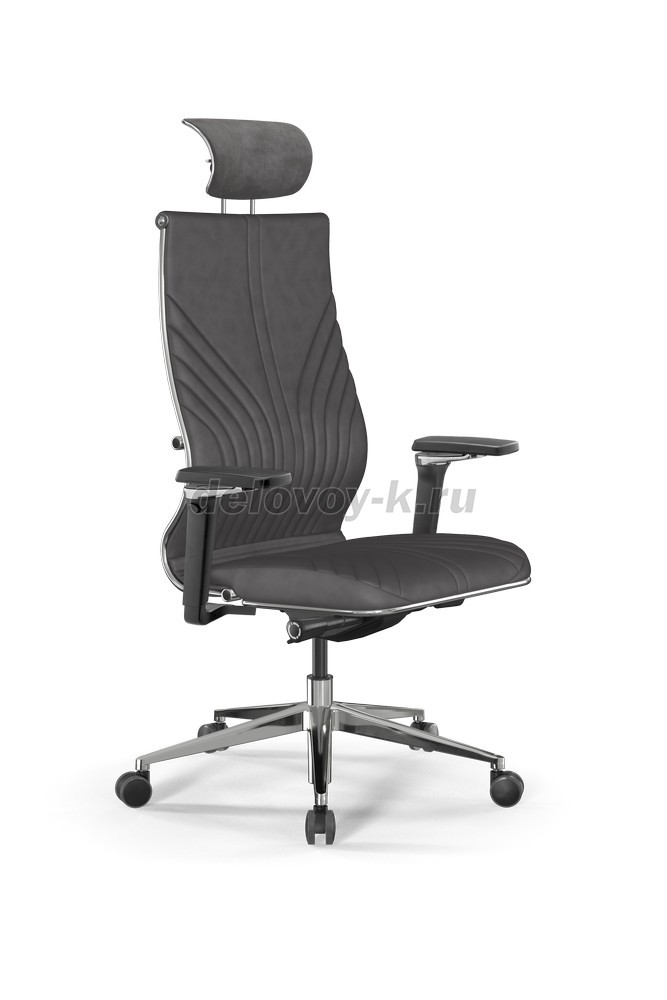 Кресло руководителя METTA Samurai Велюр L2-13D мультиблок со слайдером фото