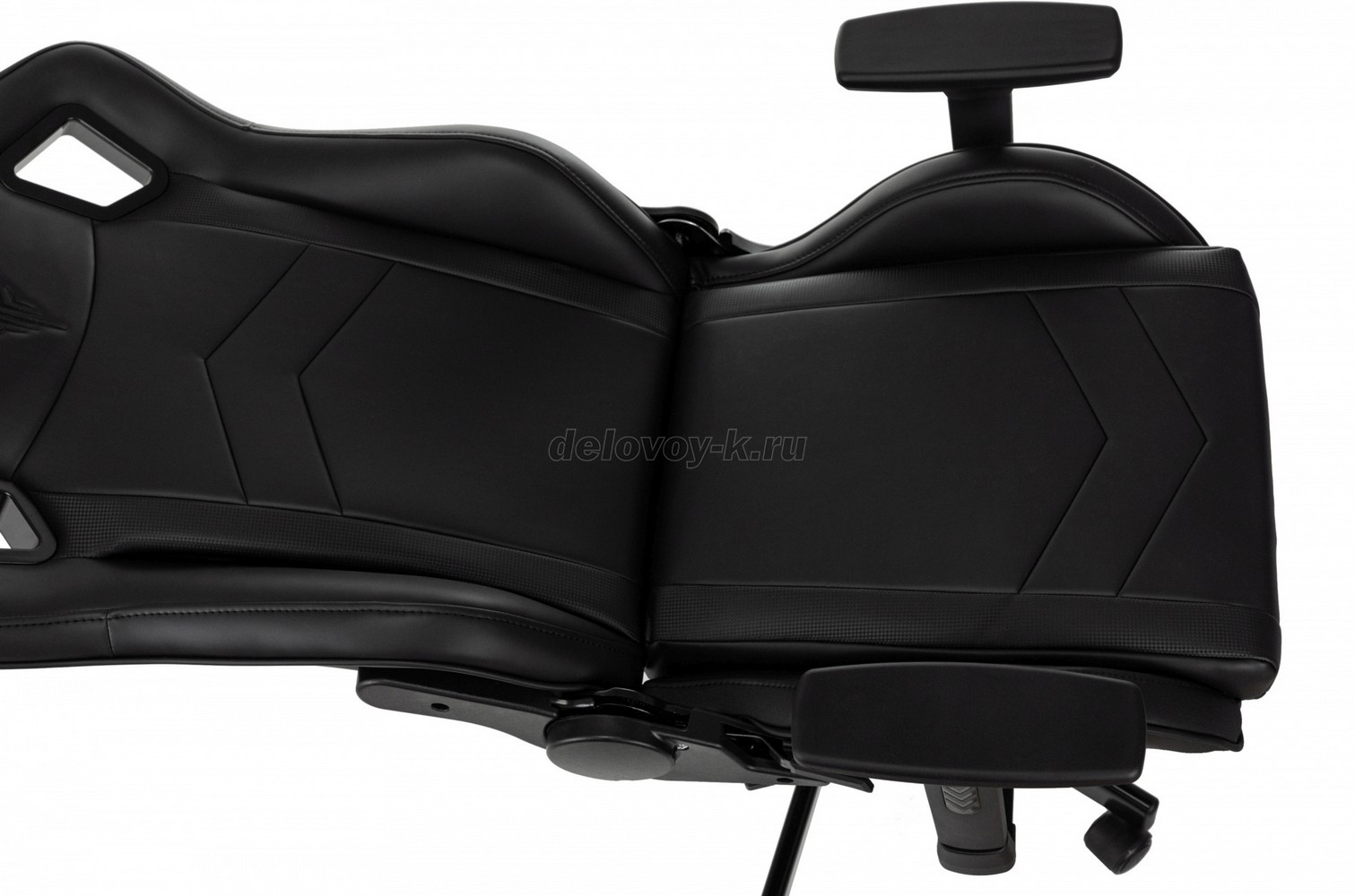 Кресло игровое KNIGHT GLADIATOR экокожа, крестовина металл фото 5