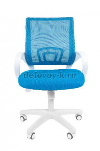 Кресло для персонала CHAIRMAN 696 белый пластик рис1