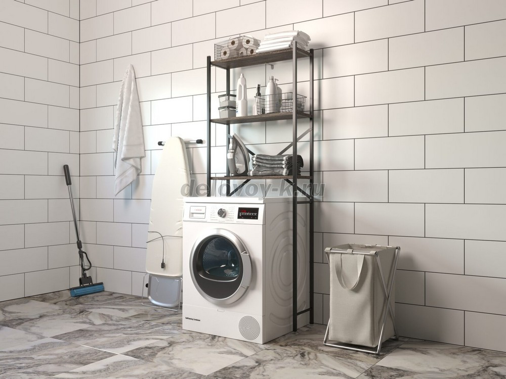 GUTTA Стеллаж для ванной комнаты 180х69х25 см 3 полки фото