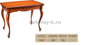 Стол «Кабриоль» раскладной эмаль рис1