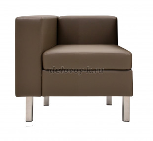 Секция кресельная с подлокотником правая Маэстро V-800/3 рис2