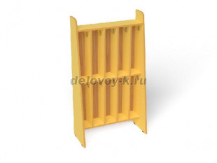 Шкаф для полотенец 2-ярусный 5-секционный напольный (ШП-005-5) рис1