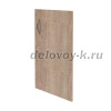 Дверь накладная низкая ЛДСП правая