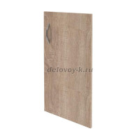 Дверь накладная низкая ЛДСП правая рис1