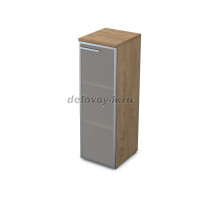 9ПЛ.017.6 Пенал средний со стеклом (400-450-1245) , левый  рис2