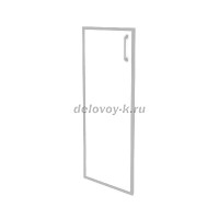 Фасад стекло в раме средний левый (лакобель, белый) O.SR-2(L) white рис1