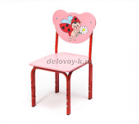 Стул детский регулируемый  Кузя  (00-1) РКр Божья Коровка рис1