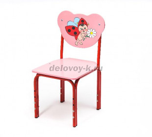 Стул детский регулируемый "Кузя" Божья Коровка (0-1)  рис1