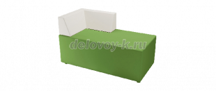 Секция 2-местная угловая, спинка угол 90 град. Модуль М-70/9 рис1