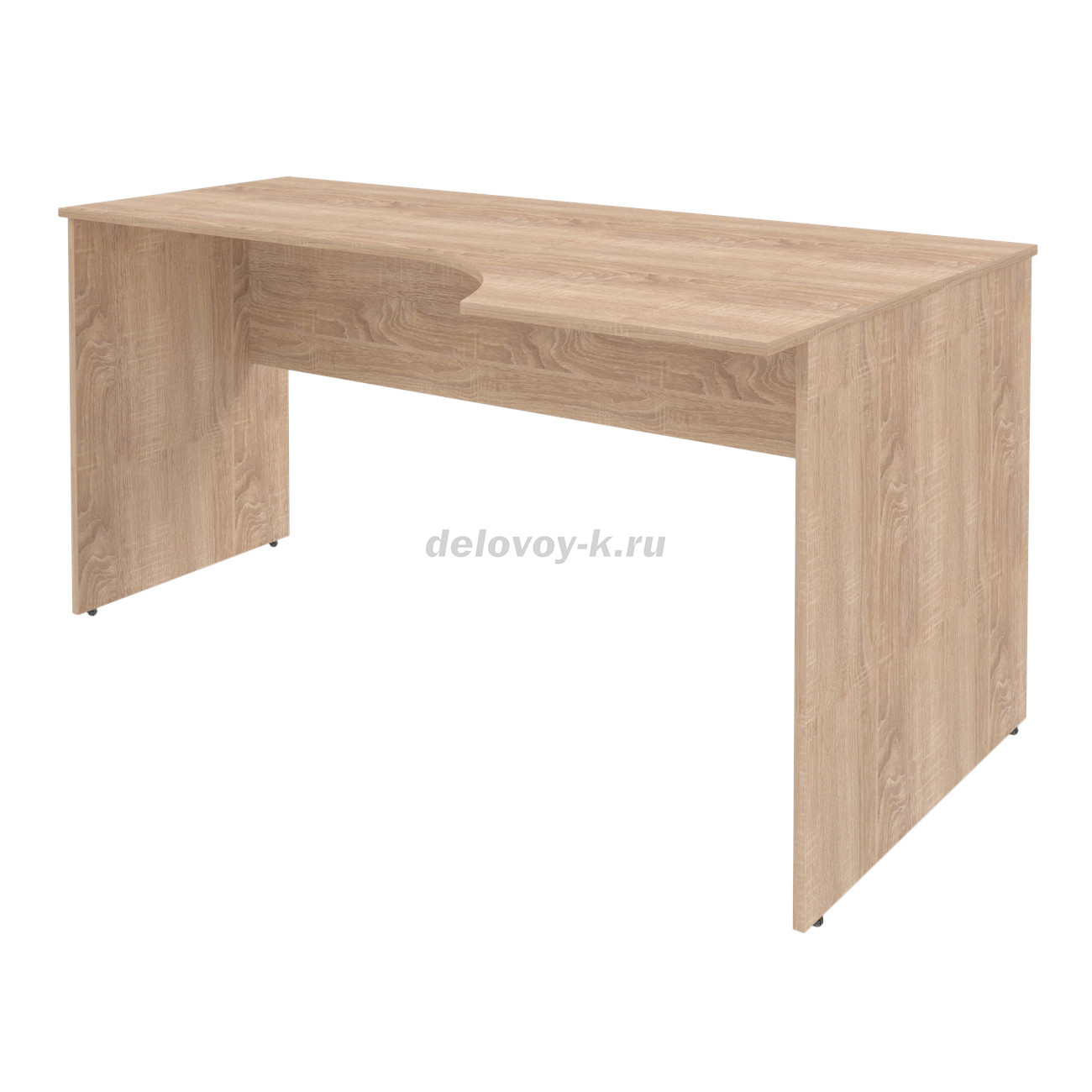 SET-160-1(R)  Стол письменный эргономичный ЛДСП правый 1600х900х760 фото