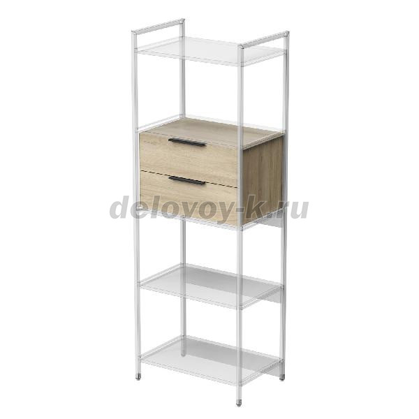 10ВКЯ.600 Модуль с выдвижными ящиками 600 для стеллажа (558*380*358) рис1