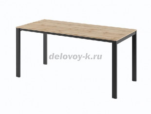 N-33 Стол одинарный на металлокаркасе без кабель-каналов. Использ. как брифинг и стол переговоров рис1