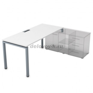 СТП-П.996 Стол рабочий прямолинейный три опоры, правый (2000*900*750) рис4